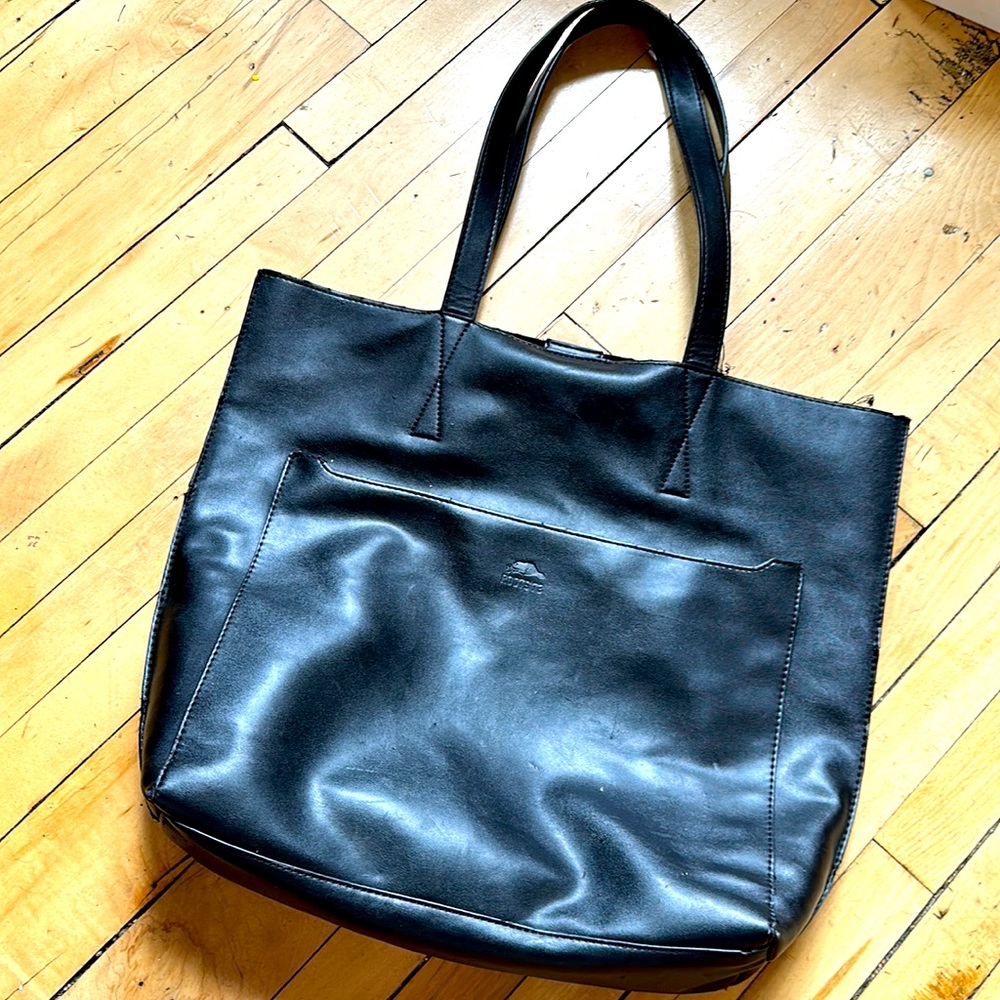 Roots pleather tote